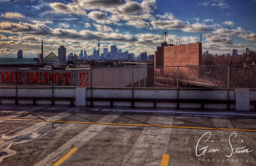 Toronto Skyline with Clouds