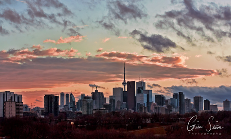 Sunset on March 1, 2017.