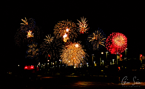 Fireworks on Canada Day, 2017.