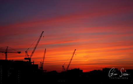 Sunset on May 17th, 2018.