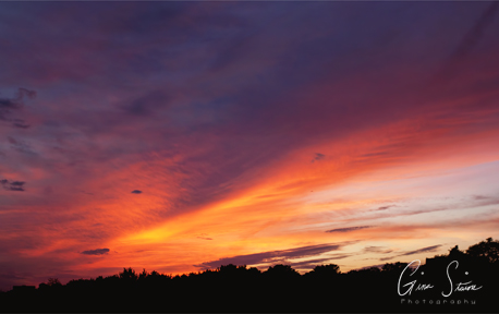 Sunset on June 9th, 2018.